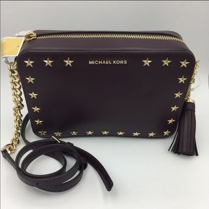 COPY - MICHAEL KORS Ginny Leather Medium Crossbody